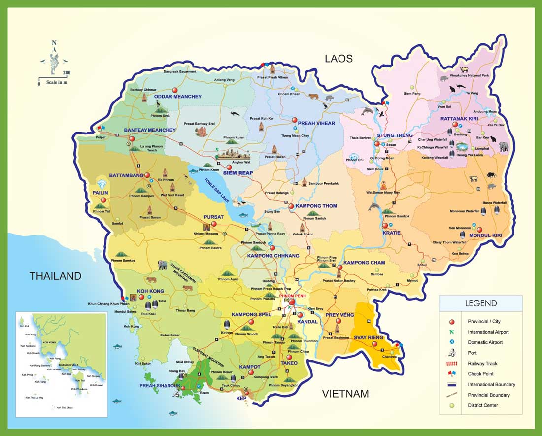 Policy Cambodia Maps Ecotourism Bun Chrea Travel Tours